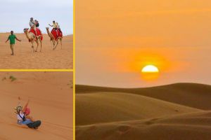 4-Hour Morning Private Tour Camel & Sandboarding (1)