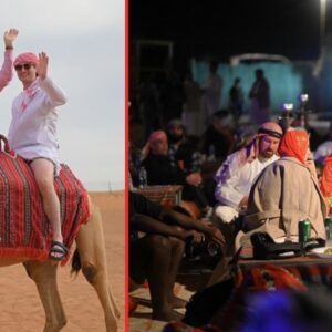 5-Hour Private Dinner in the Desert Tour with Camel Ride