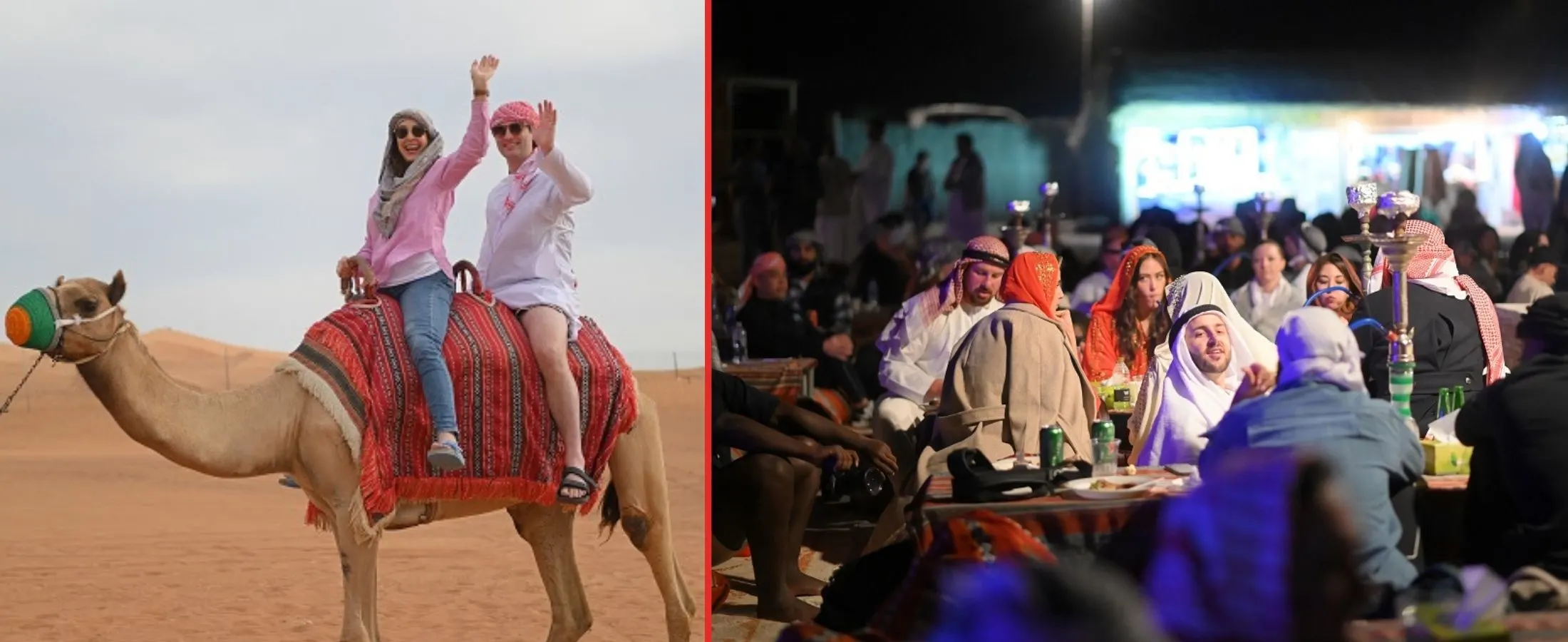 5-Hour Private Dinner in the Desert Tour with Camel Ride