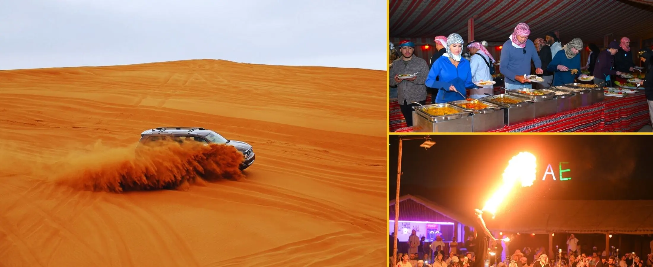 7-Hour Red Dune BBQ Dinner, Camel & Traditional Show