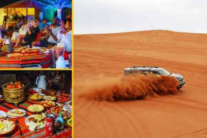 7-Hour Shared Evening Desert Safari with VIP Table & BBQ