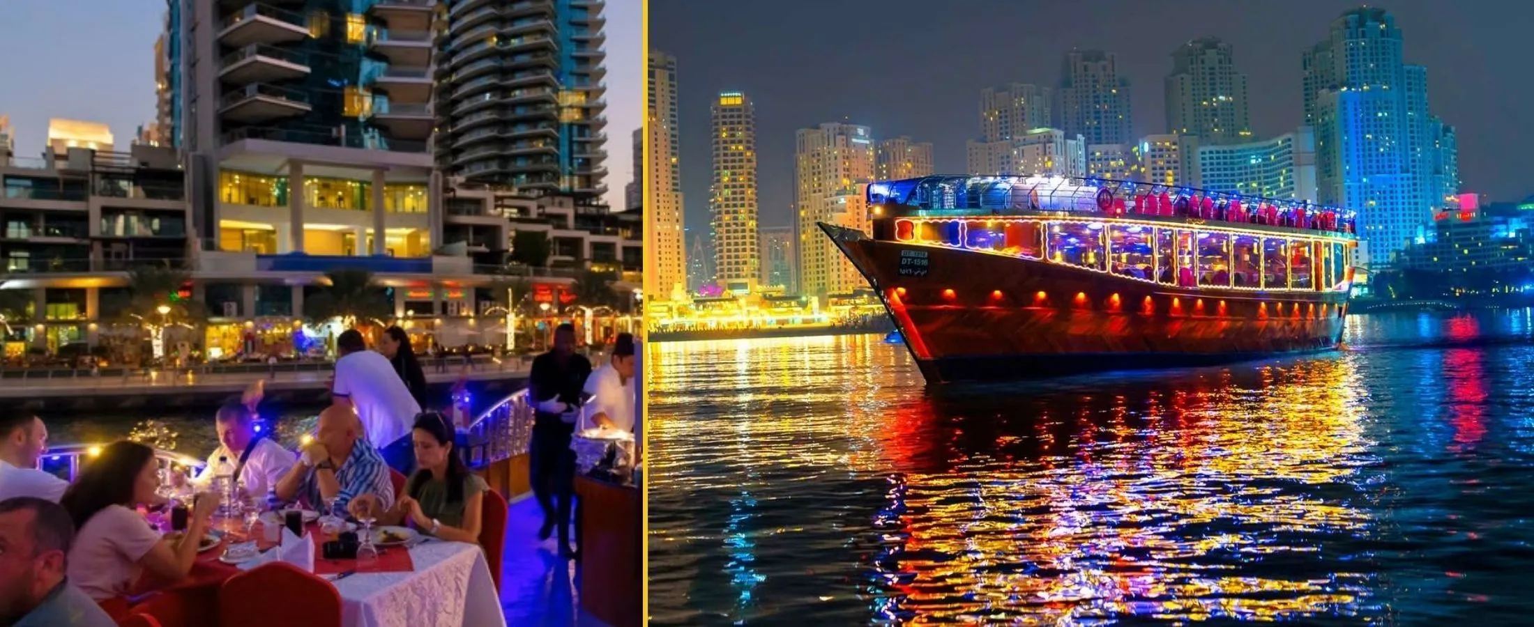 Dubai Marina Dhow Cruise Dinner