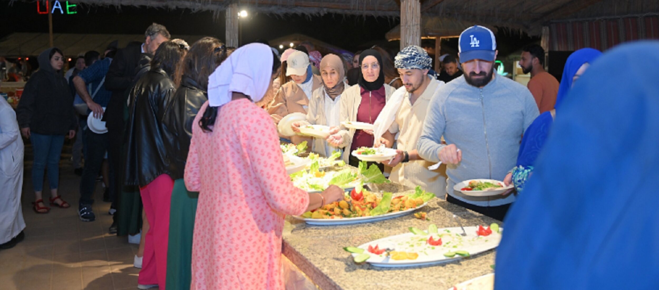 Food Hall in Desert