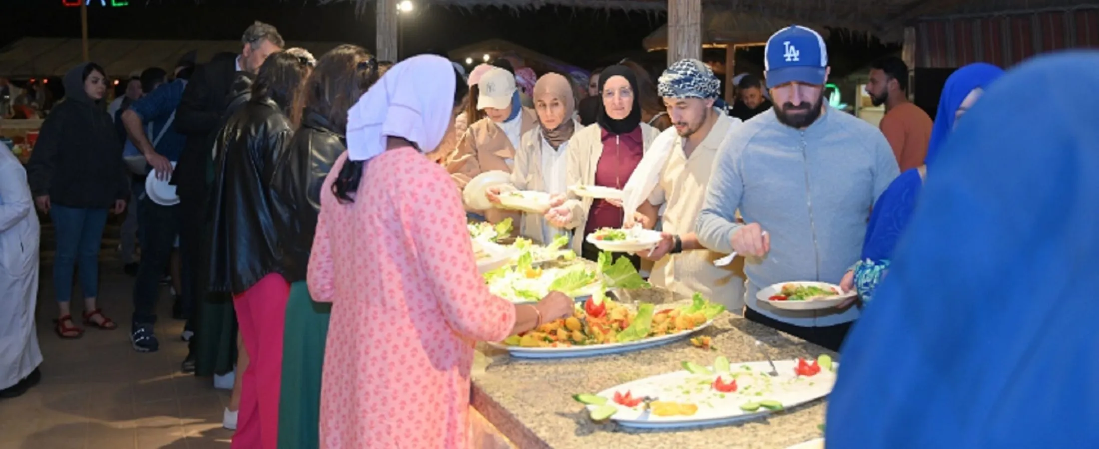 Food Hall in Desert