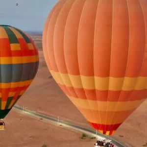 Magical Morning Sun Rise Balloon Flight in The Desert