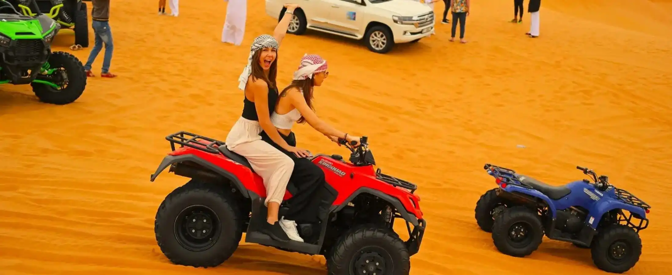 Quad Bike ride in Desert Safari