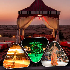 Private Romantic Dinner Desert Safari Tour with Optionsβ