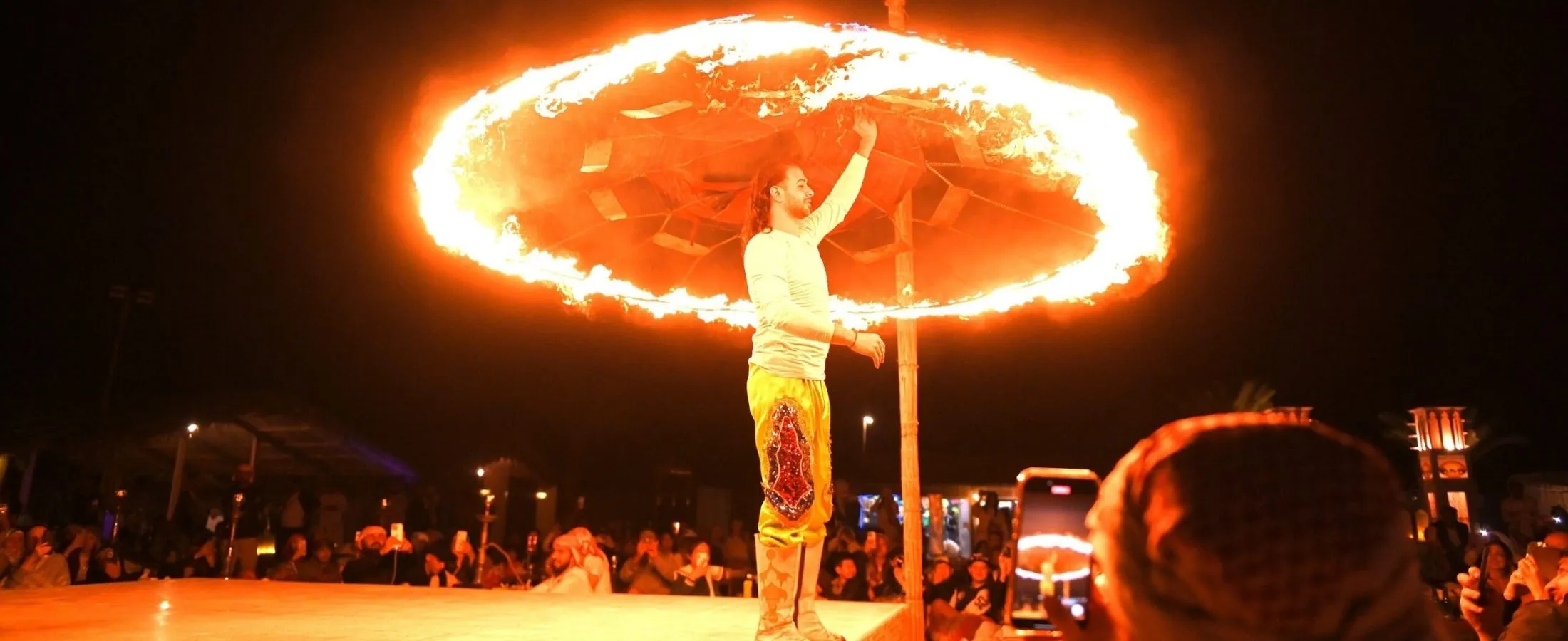 Tanoura dance in Desert