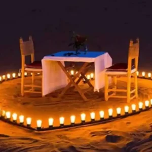 Luxury Private Romantic Dinner Desert Safari